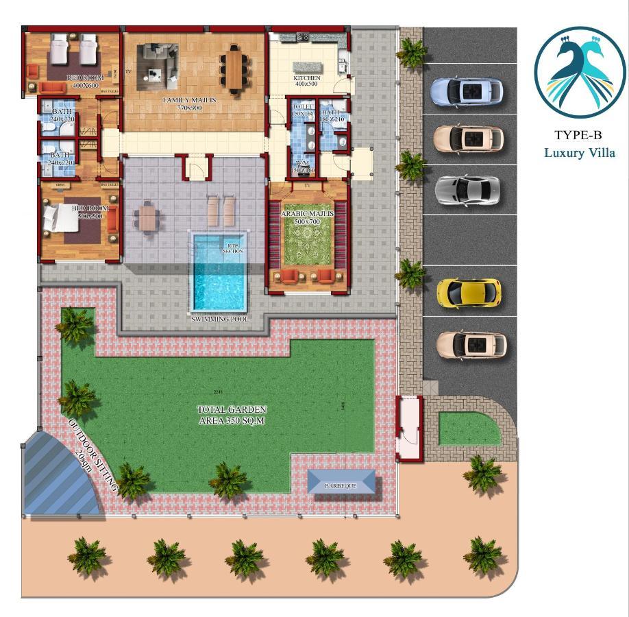 Asahalah Farm Pool Villas Сиб Экстерьер фото